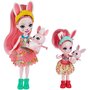 Enchantimals Mini-poupée Enchantimals - Bree Lapin et petite soeur
