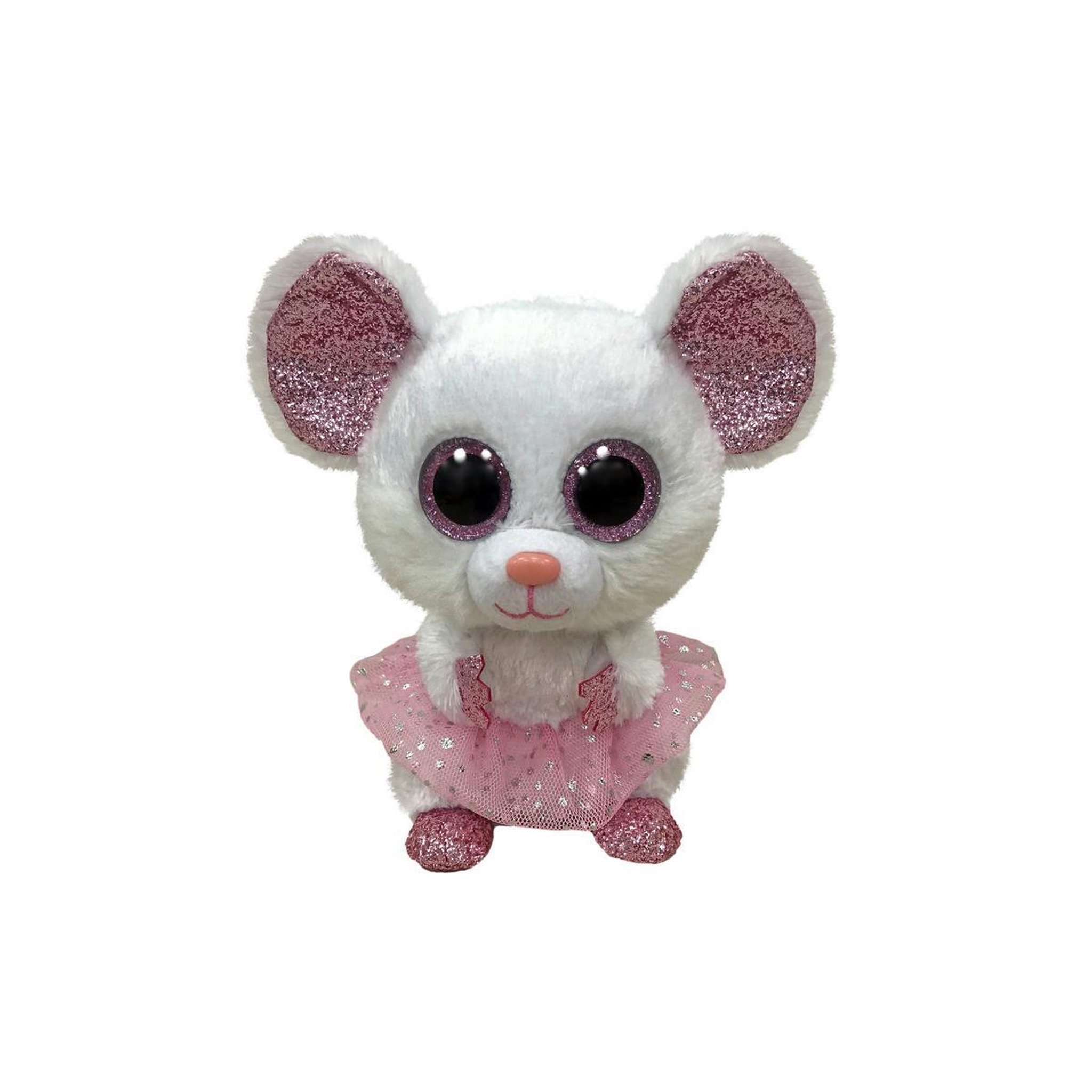 Voir la diapositive 2 : Ty Beanie Boos Small Nina La Souris