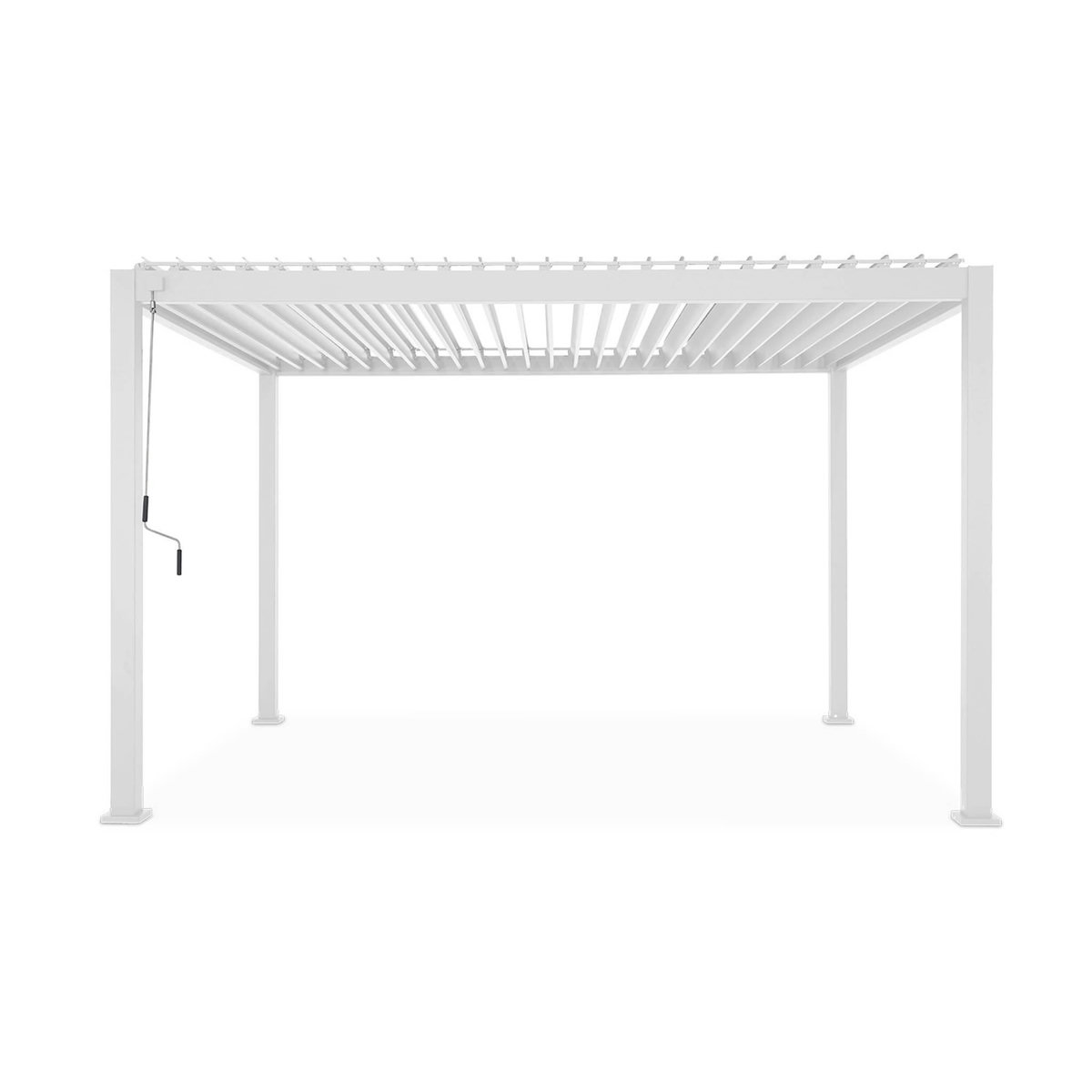 SWEEEK Pergola bioclimatique aluminium lames orientables 4x3m Triomphe