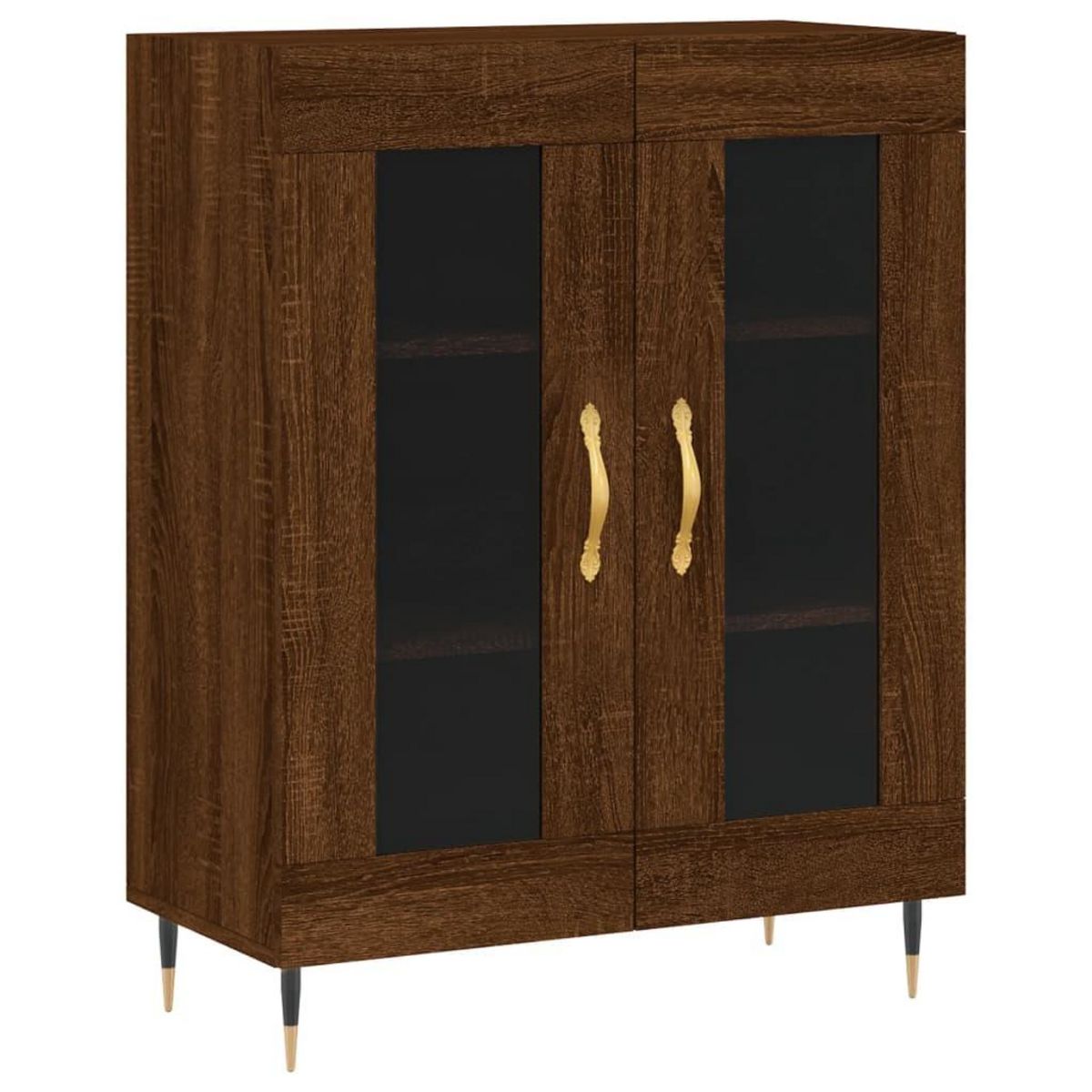 VIDAXL Buffet chene marron 69,5x34x90 cm bois d'ingenierie