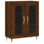 Voir la diapositive 2 : VIDAXL Buffet chene marron 69,5x34x90 cm bois d'ingenierie