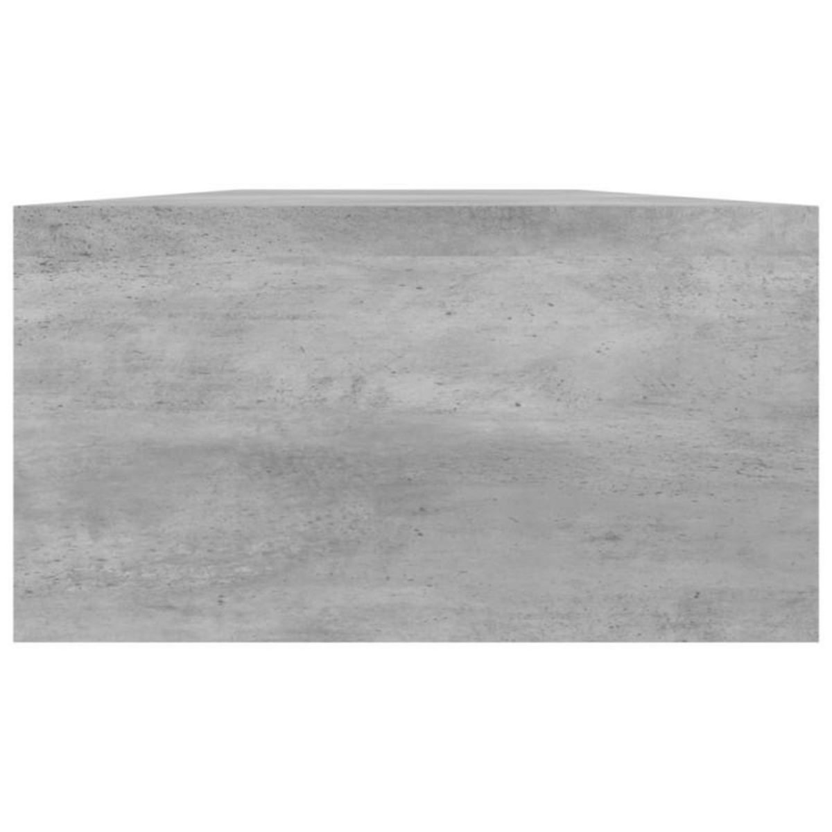 VIDAXL Support de moniteur Gris béton 100x24x13 cm Bois d ingénierie