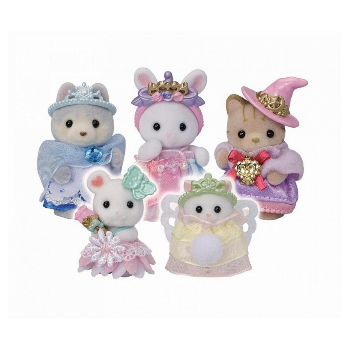Sylvanian Families La parade des bébés en costumes de princesse
