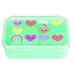 CROCODILE CREEK Bento - Coeur et Arc-en-ciel