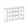 Voir la diapositive 6 : Paris Prix Buffet 3 Portes LED  Thin  150cm Noir & Naturel