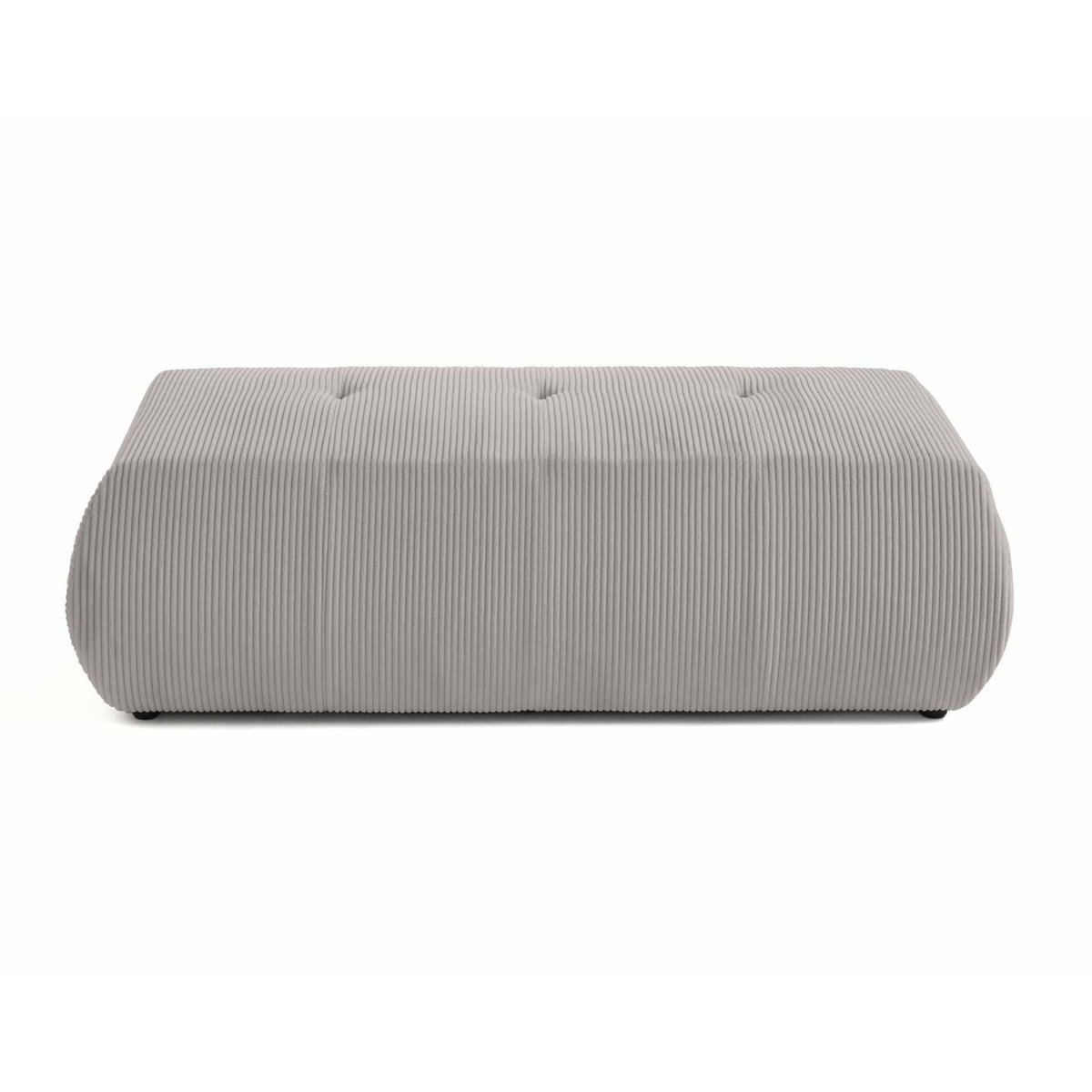 LISA DESIGN Onyx - pouf d'appoint - en velours côtelé