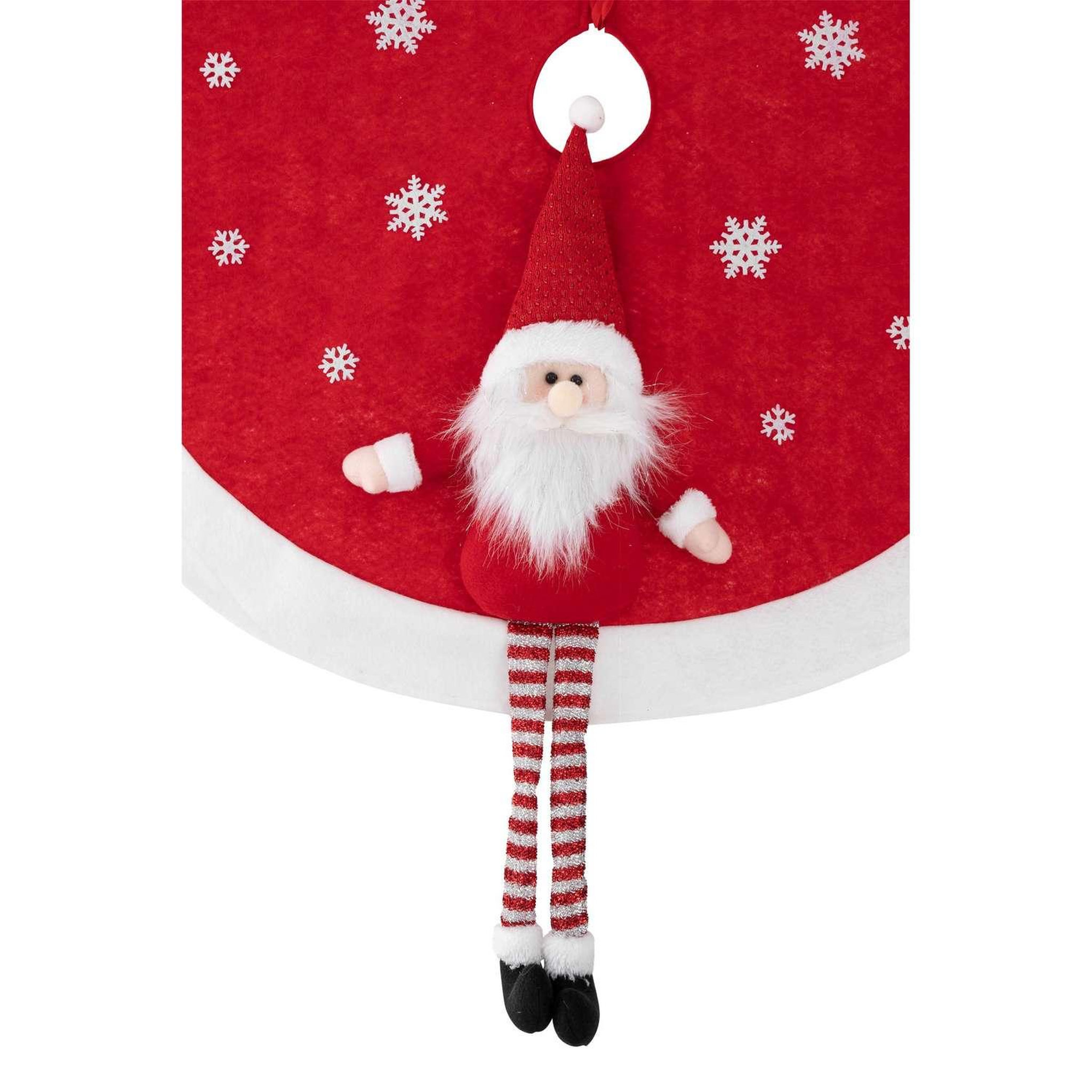 Voir la diapositive 3 : ATMOSPHERA Tapis pour sapin de Noël père Noël - Diam 90cm