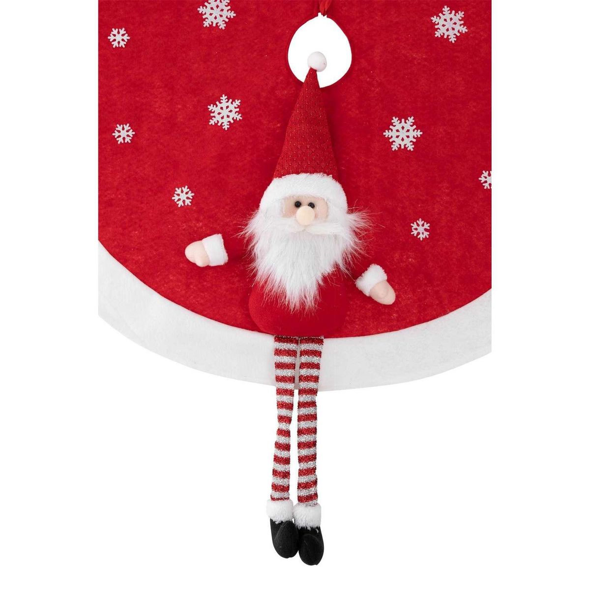 ATMOSPHERA Tapis pour sapin de Noël père Noël - Diam 90cm