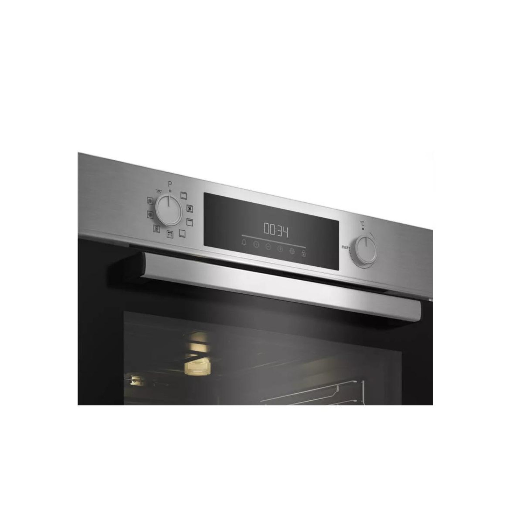 Voir la diapositive 3 : Beko Four intégrable multifonction 72l pyrolyse inox - bbim12300xmpef