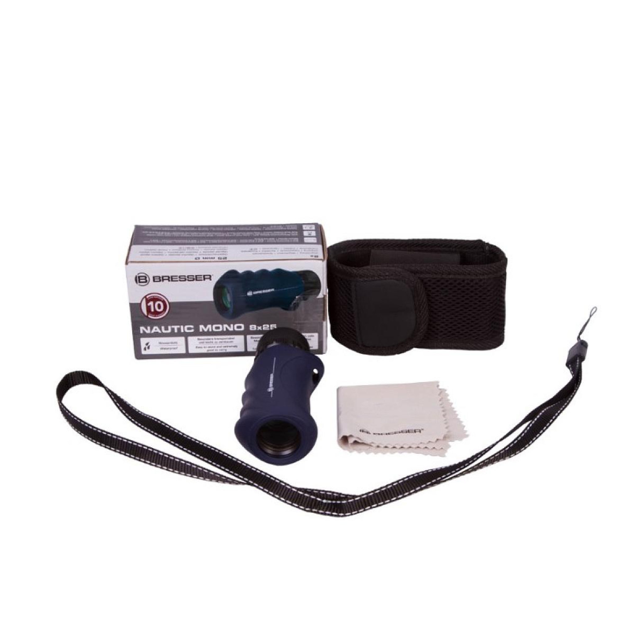 Voir la diapositive 2 : Bresser Monoculaire  Nautic 8x25
