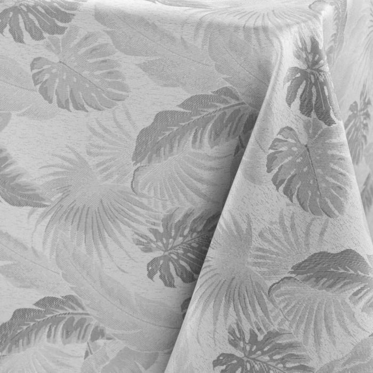 Paris Prix Nappe Jacquard Imprimé  Enola  140x250cm Gris