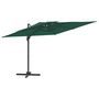 Voir la diapositive 2 : VIDAXL Parasol cantilever a double toit Vert 400x300 cm