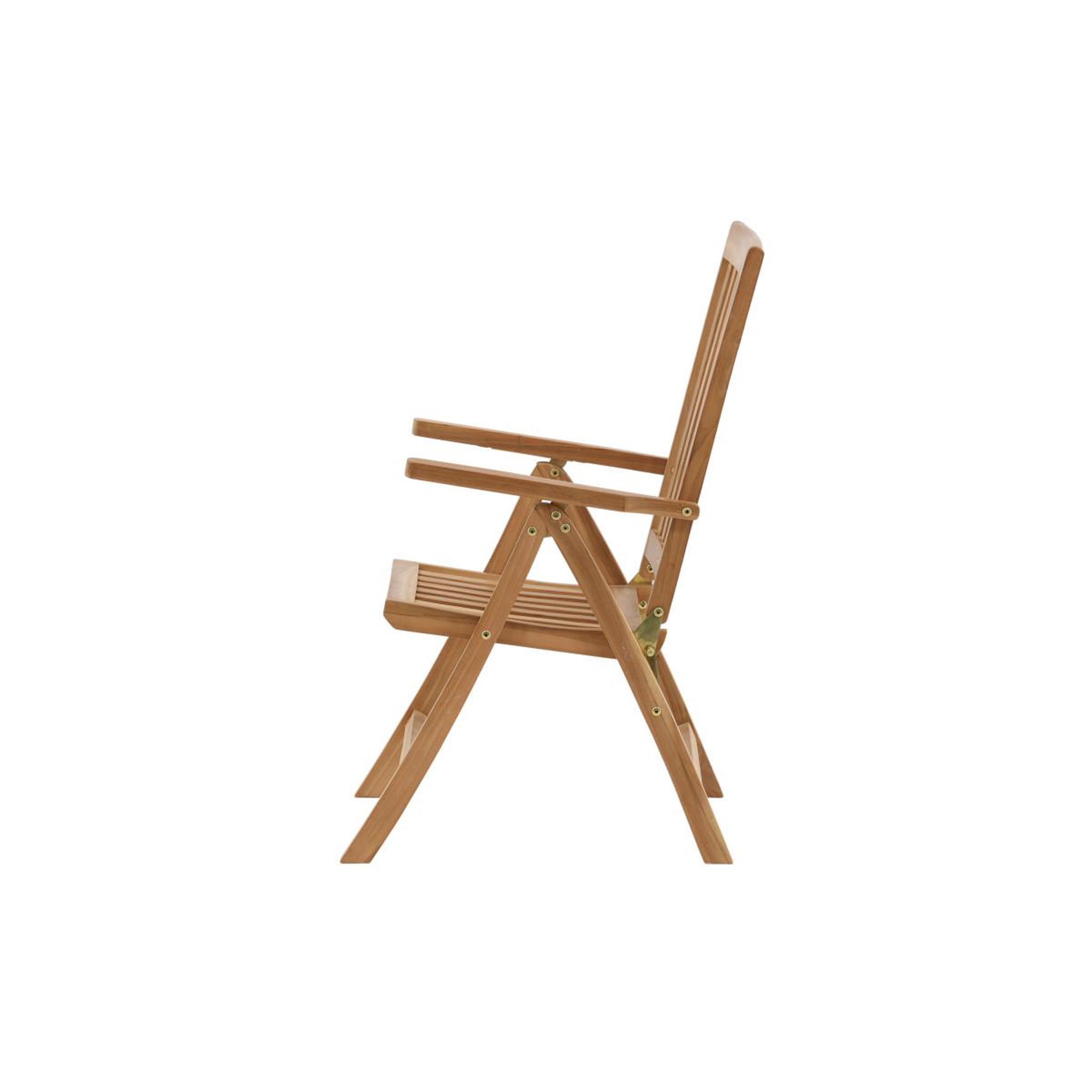 Voir la diapositive 4 : Paris Prix Chaise de jardin en teck  kenya  105cm naturel