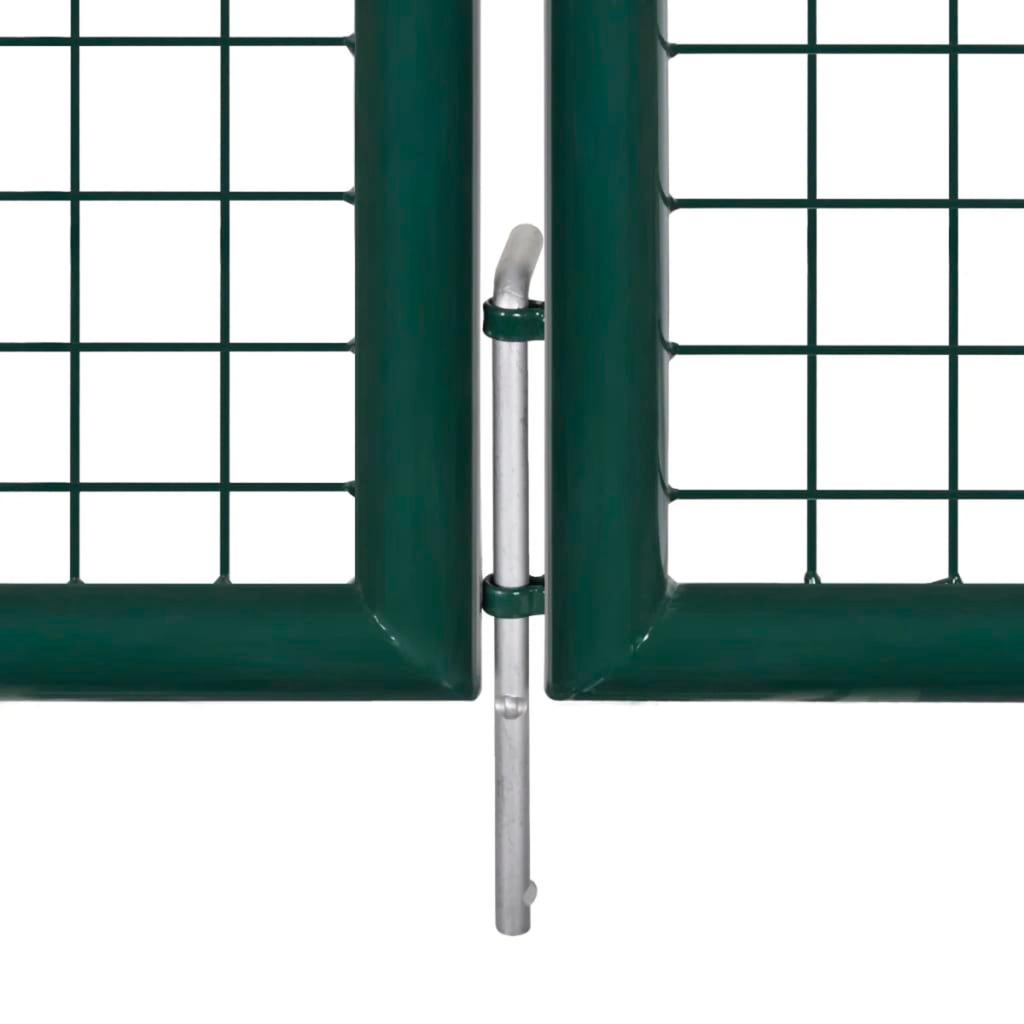 Voir la diapositive 5 : VIDAXL Portail de cloture en grillage galvanisee 289x75cm / 306x125 cm