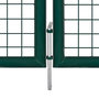 Voir la diapositive 5 : VIDAXL Portail de cloture en grillage galvanisee 289x75cm / 306x125 cm