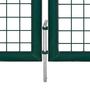 Voir la diapositive 5 : VIDAXL Portail de cloture en grillage galvanisee 289x75cm / 306x125 cm