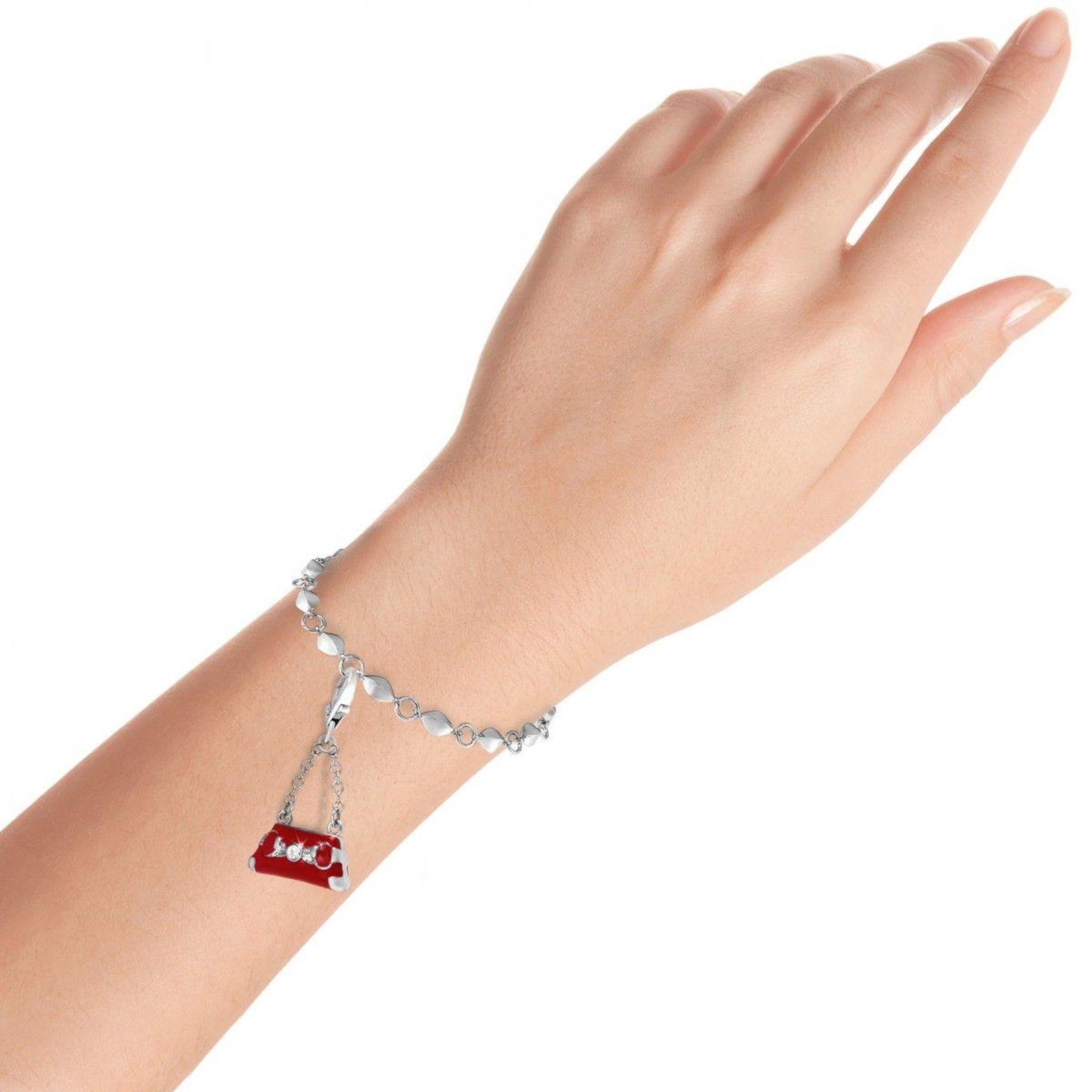 Voir la diapositive 2 : SC CRYSTAL Charm sac à main SC Crystal orné de Cristaux scintillants