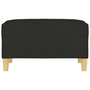Voir la diapositive 3 : VIDAXL Repose-pied Noir 70x55x41 cm Tissu