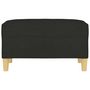 Voir la diapositive 3 : VIDAXL Repose-pied Noir 70x55x41 cm Tissu