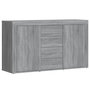 Voir la diapositive 2 : VIDAXL Buffet Sonoma gris 120x36x69 cm Bois d'ingenierie