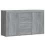 Voir la diapositive 2 : VIDAXL Buffet Sonoma gris 120x36x69 cm Bois d'ingenierie