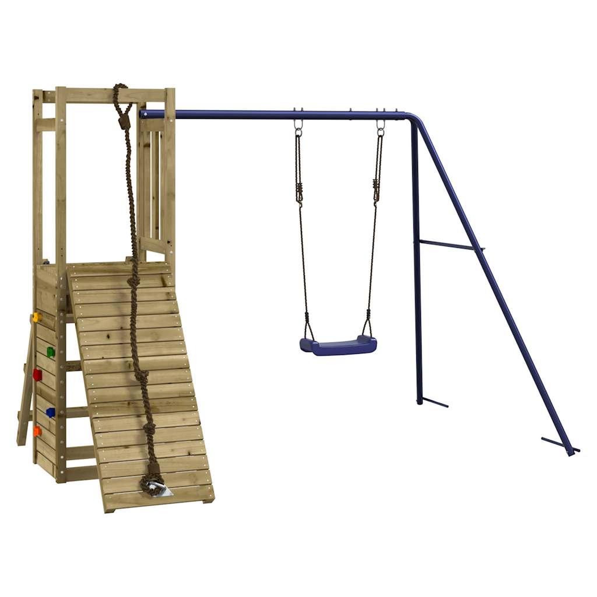 Voir la diapositive 2 : VIDAXL Aire de jeux d'exterieur bois de pin impregne