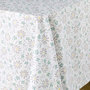 Voir la diapositive 2 : Paris Prix Nappe Microfibre Imprimé  Florelle  140x240cm Taupe