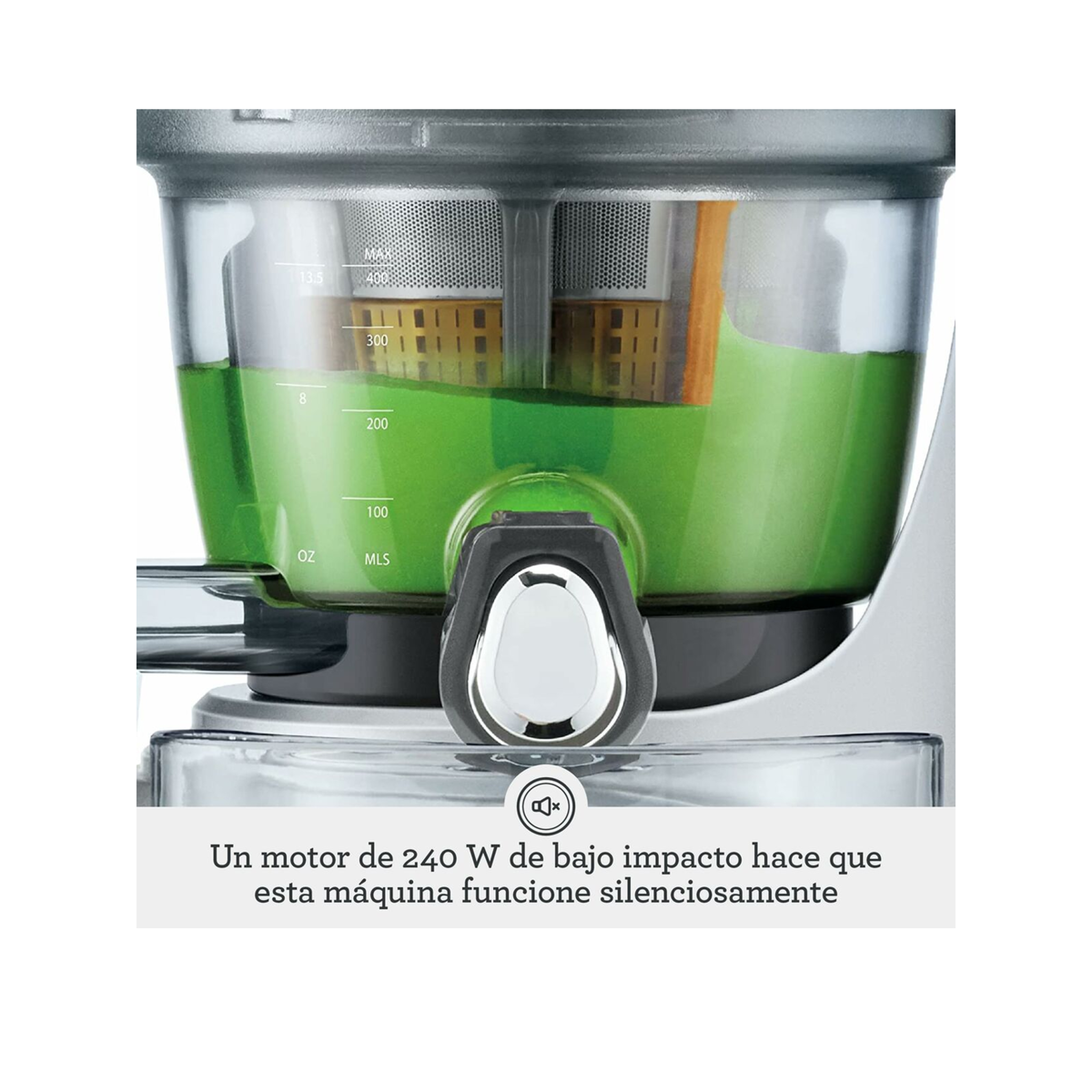 Voir la diapositive 3 : SAGE Extracteur de jus à froid Big Squeeze 2400W 1.5L