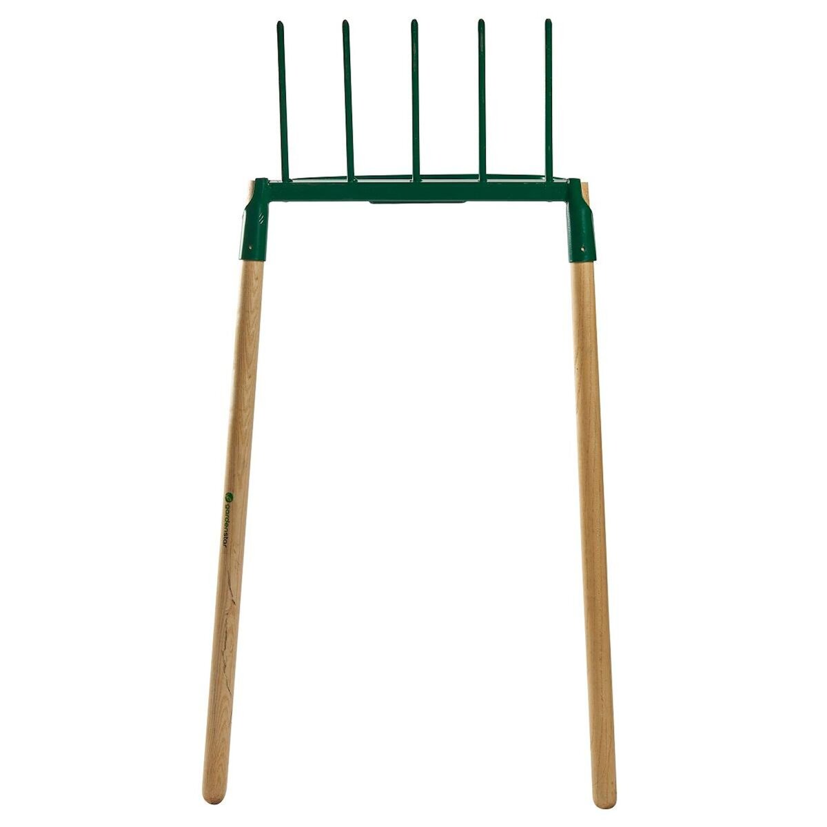GARDENSTAR Biofourche en bois et métal - 5 dents
