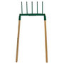 Voir la diapositive 2 : GARDENSTAR Biofourche en bois et métal - 5 dents