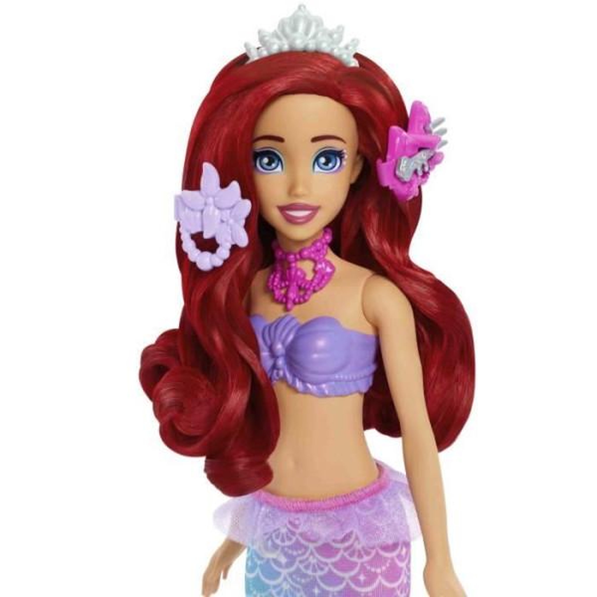 Voir la diapositive 3 : DISNEY PRINCESS Princesses Disney-Ariel Secrets De Perle-Coffret Poupée Et 5 Surprises - 3ans +- JBF86