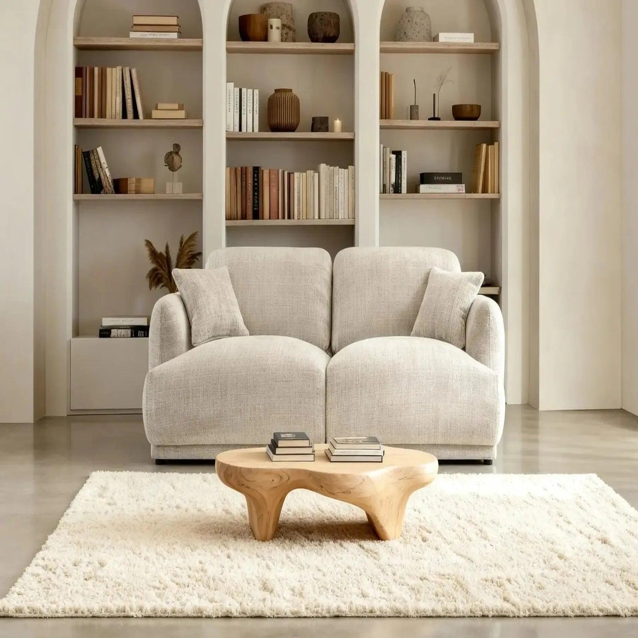 Voir la diapositive 3 : CASANOVA PARIS Rosalie - canapé droit tissu chenille 2 places