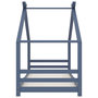 Voir la diapositive 3 : VIDAXL Cadre de lit d'enfant Gris Bois de pin massif 90x200 cm