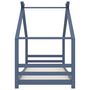 Voir la diapositive 3 : VIDAXL Cadre de lit d'enfant Gris Bois de pin massif 90x200 cm