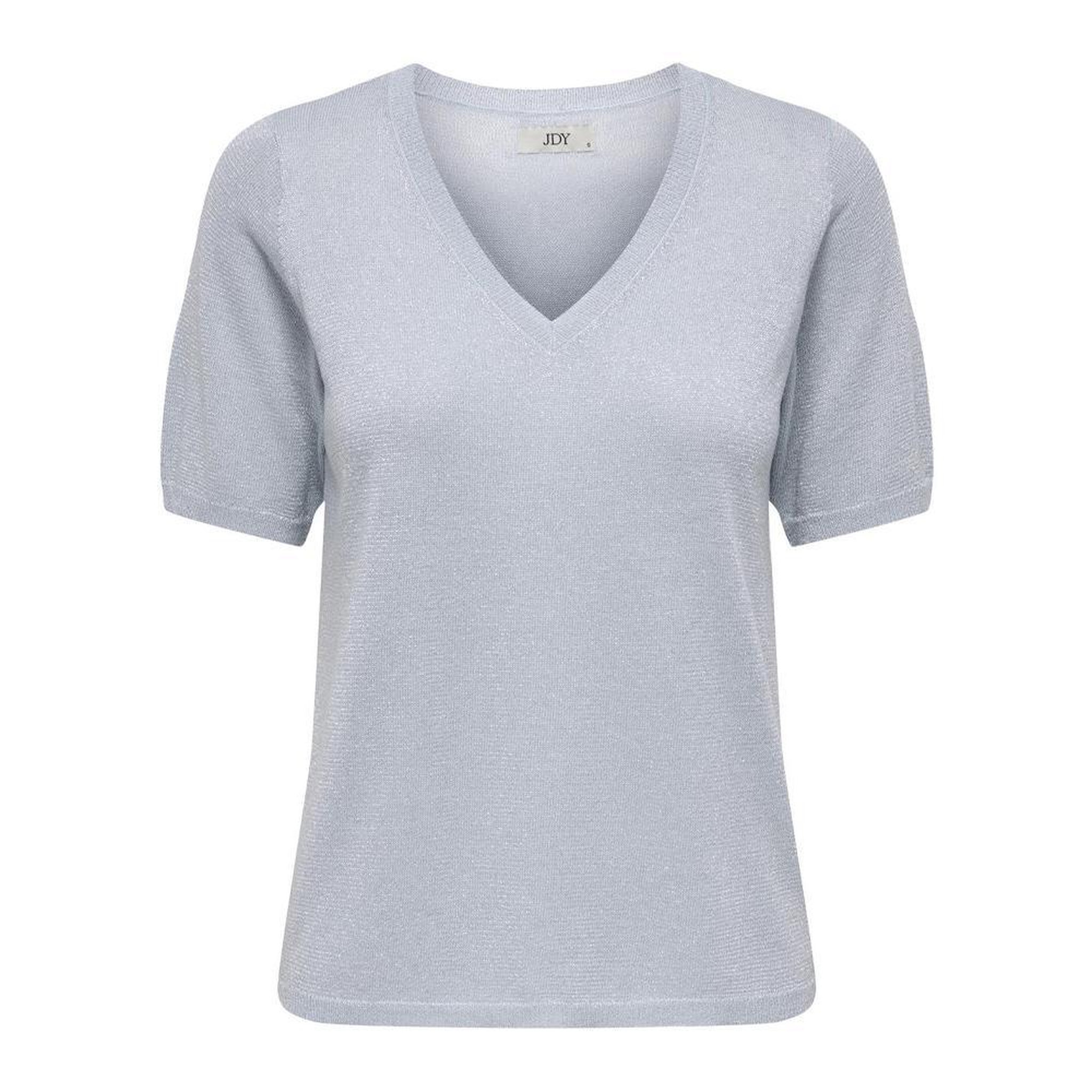 JACQUELINE DE YONG T-Shirt Bleu Femme JDY Bodilla. Coloris disponibles : Bleu