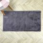 Voir la diapositive 5 : Paris Prix Tapis Imitation Fourrure  Fin  60x110cm Gris