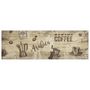 Voir la diapositive 2 : VIDAXL Tapis de cuisine lavable imprime cafe marron 60x180 cm velours