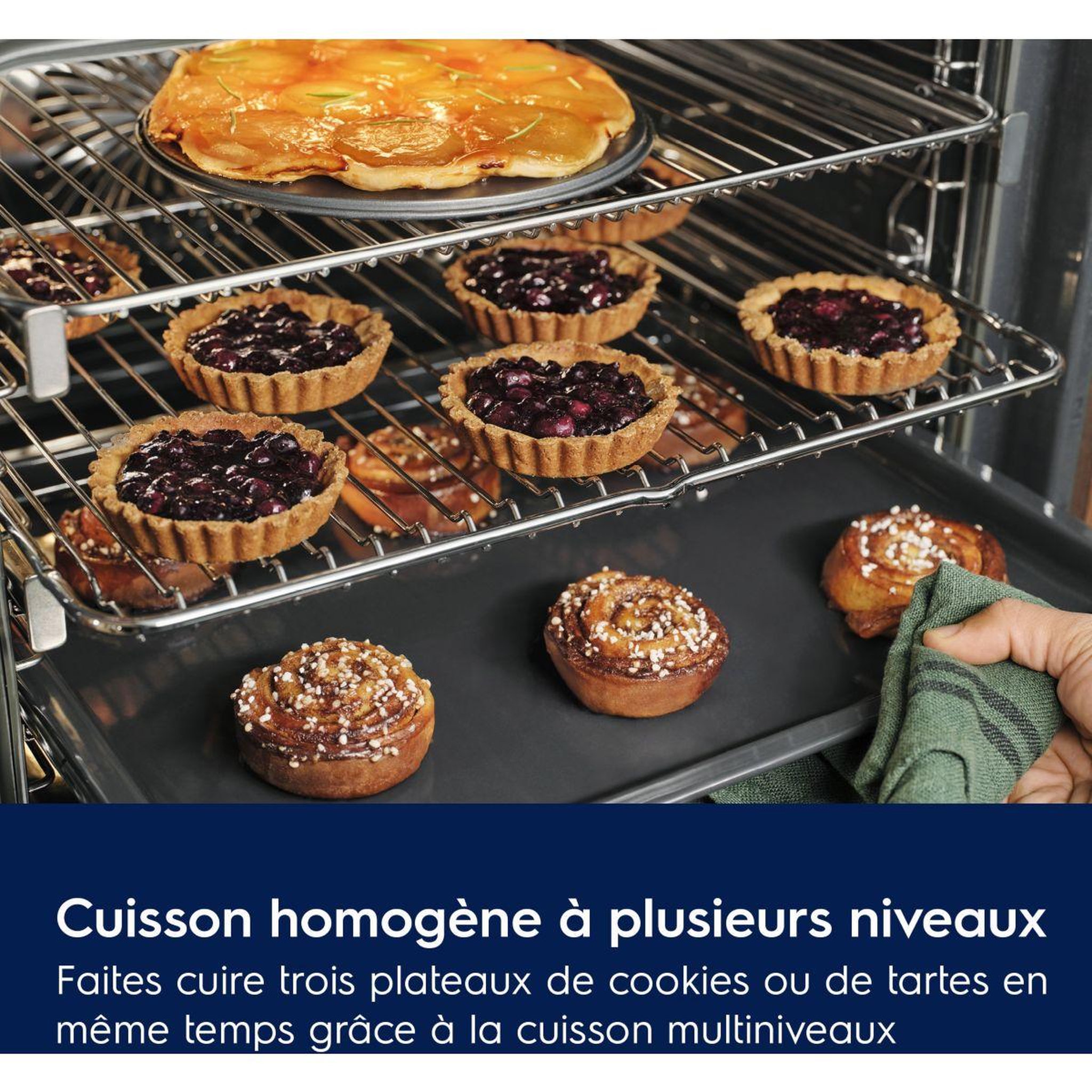 Voir la diapositive 4 : ELECTROLUX Four encastrable eod6p46x pyrolyse chaleur tournante et vapeur steambake 72l