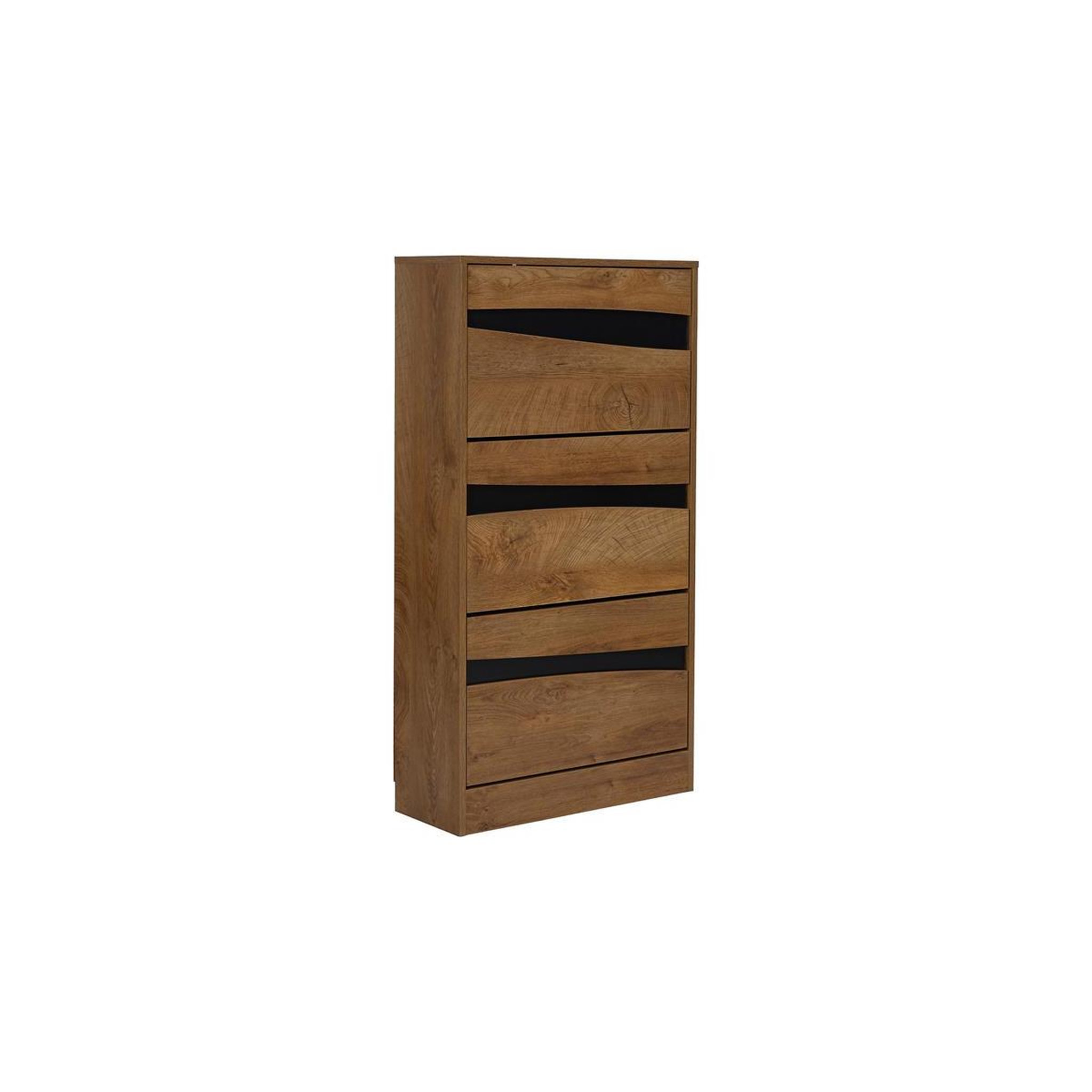 The Home Deco Factory Meuble à chaussures 3 tiroirs  forest  113cm marron