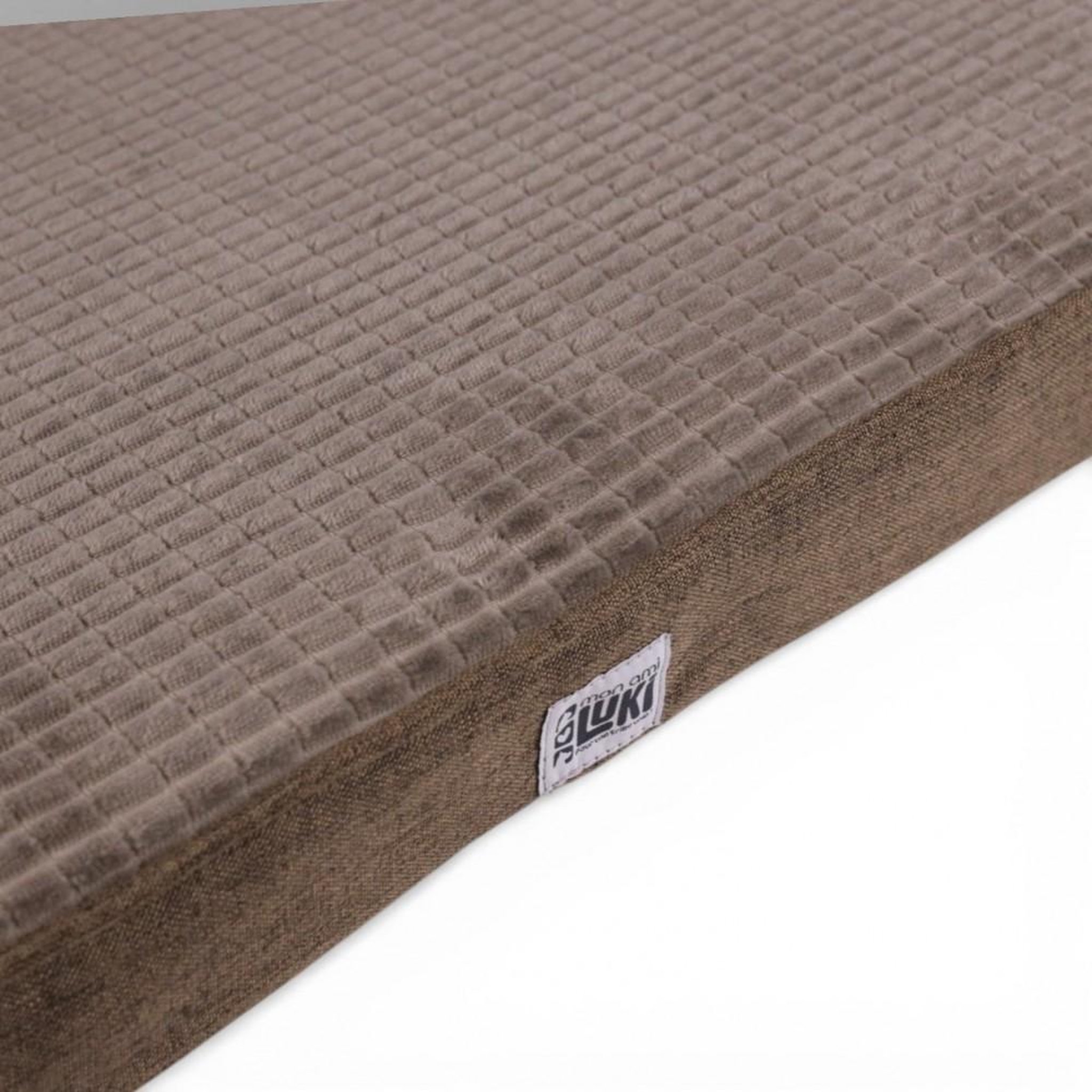 Voir la diapositive 3 : MON AMI LUKI Matelas soft-touch - bi-matière doux - antidérapant - grand/très grand chien