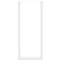 Voir la diapositive 5 : VIDAXL Pieds de table basse forme de U 2pcs blanc 50x(110-111)cm acier
