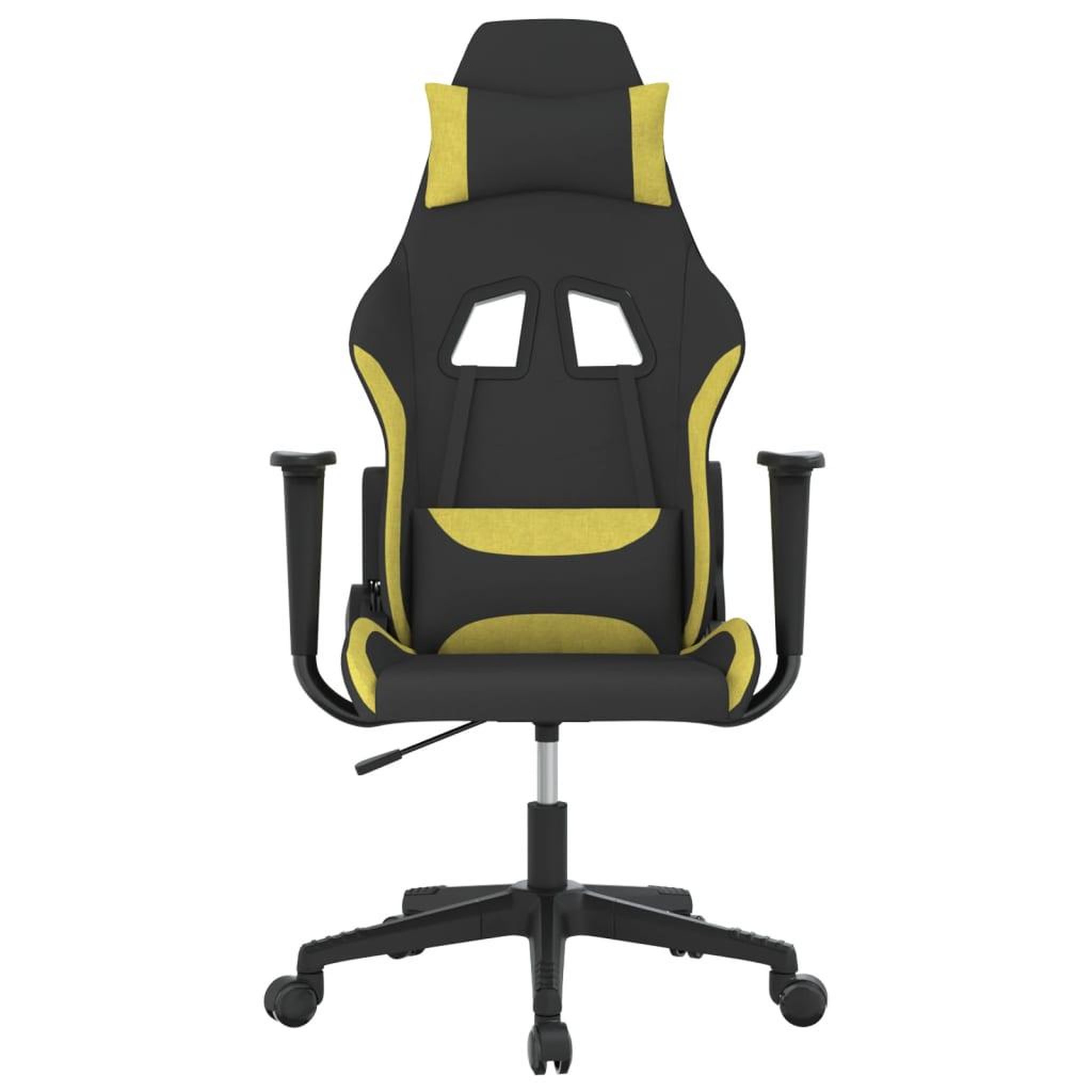 Voir la diapositive 3 : VIDAXL Chaise de jeu Noir et vert clair Tissu