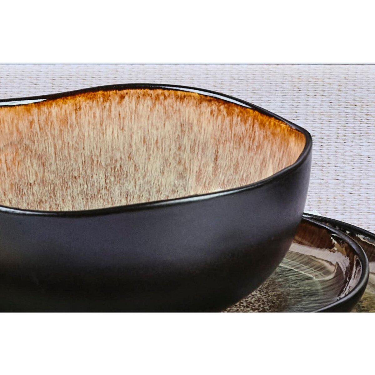 BJORN Bol IRIS Ø16,5cm - 6 pièces - Marron sauvage