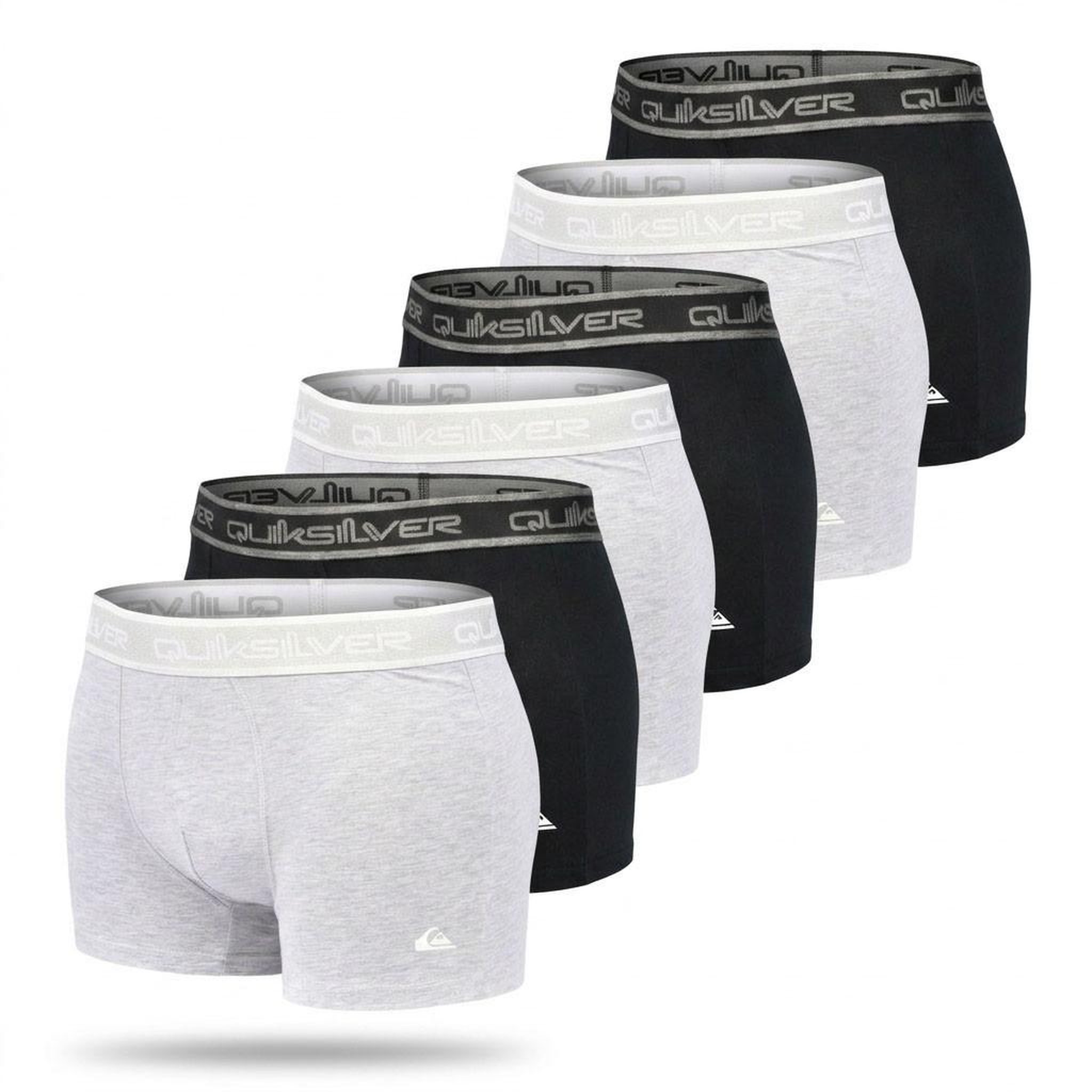 Voir la diapositive 1 : QUIKSILVER Quiksilver Pack de 6 Boxers Homme Coton Stretch Logo