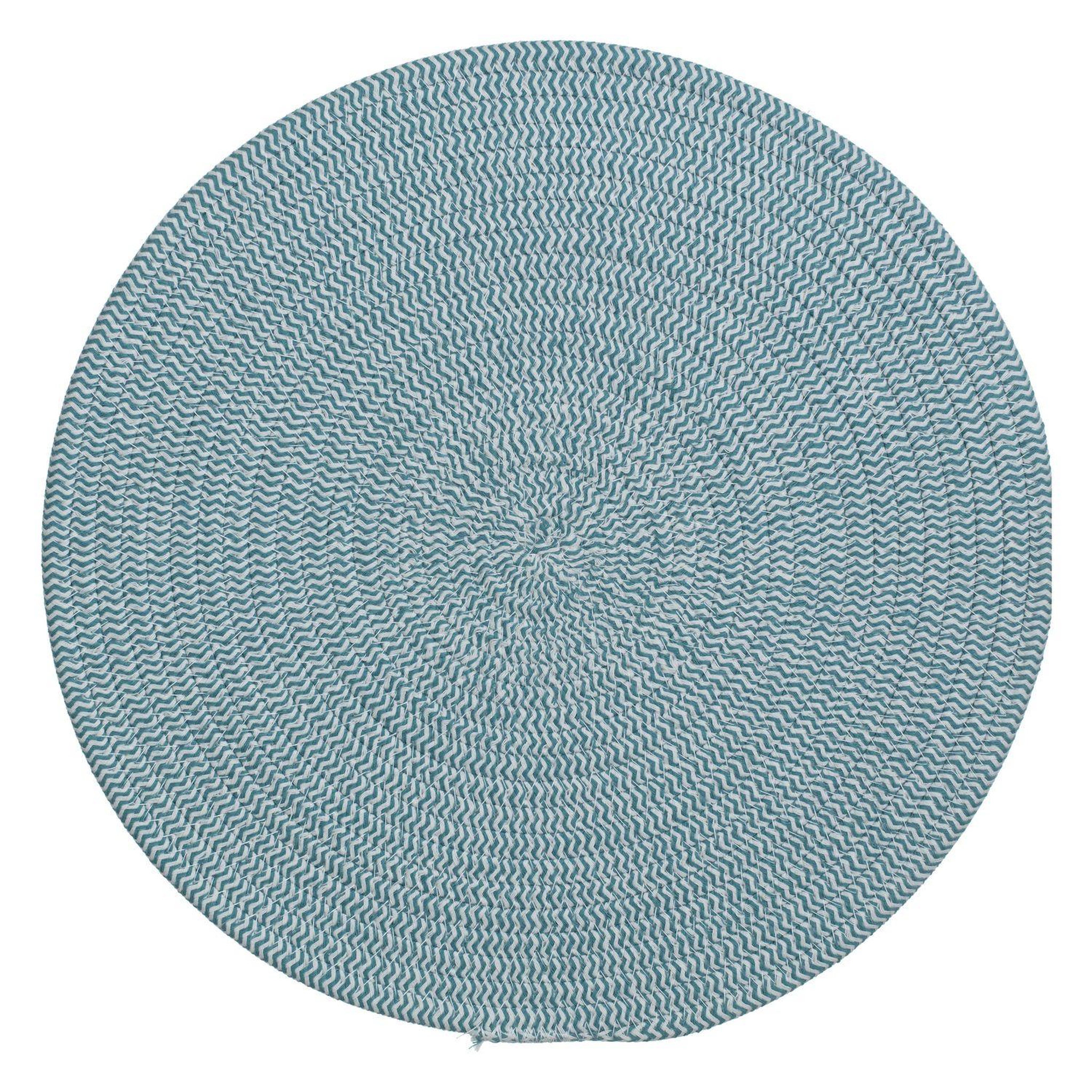 Voir la diapositive 3 : TOILINUX Lot de 6 sets de table rond en coton Alana