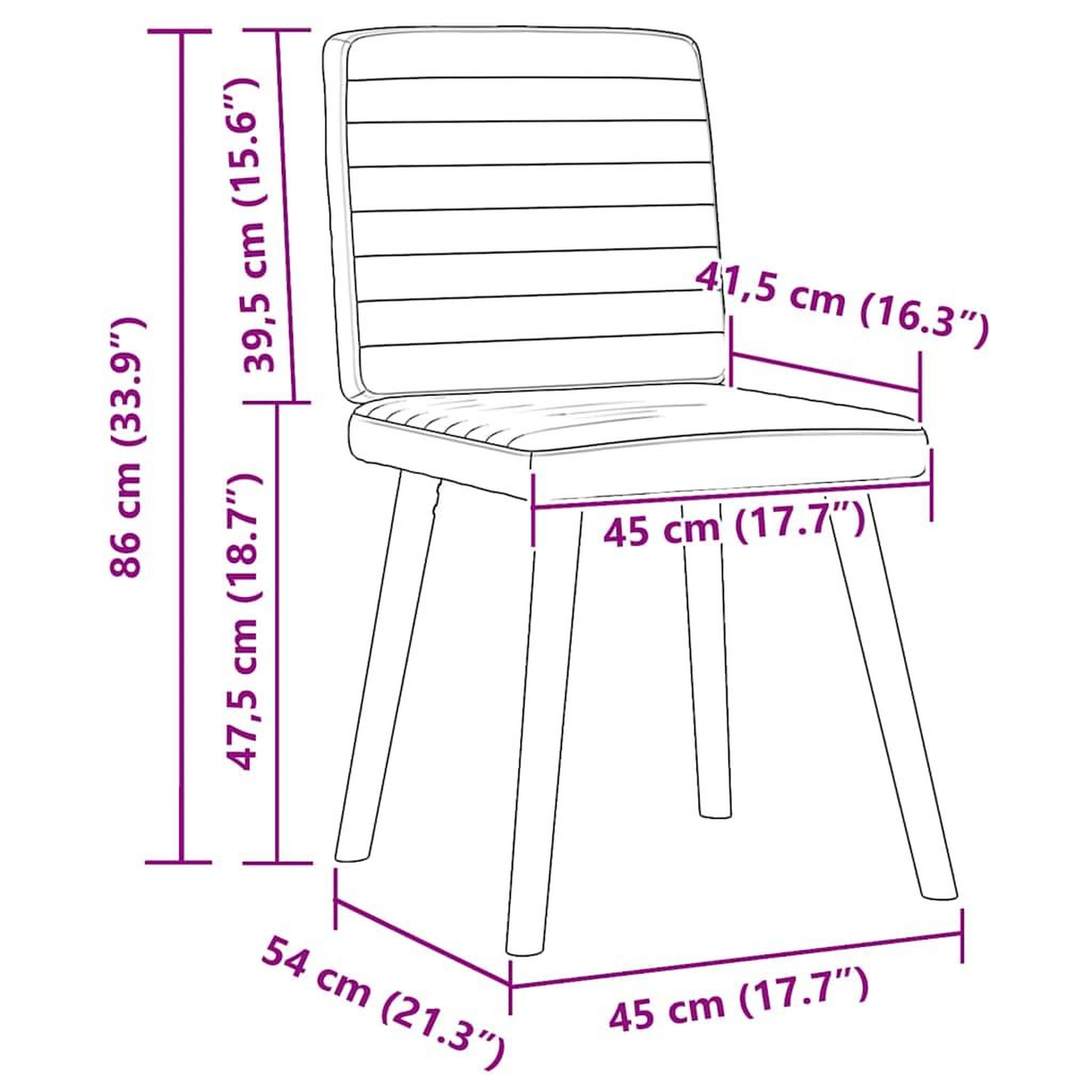 Voir la diapositive 6 : VIDAXL Chaises a manger lot de 6 noir tissu
