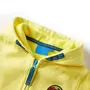 VIDAXL Sweat-shirt a capuche et fermeture eclair pour enfants jaune clair 140