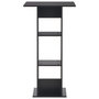 Voir la diapositive 2 : VIDAXL Table de bar Noir 60x60x110 cm