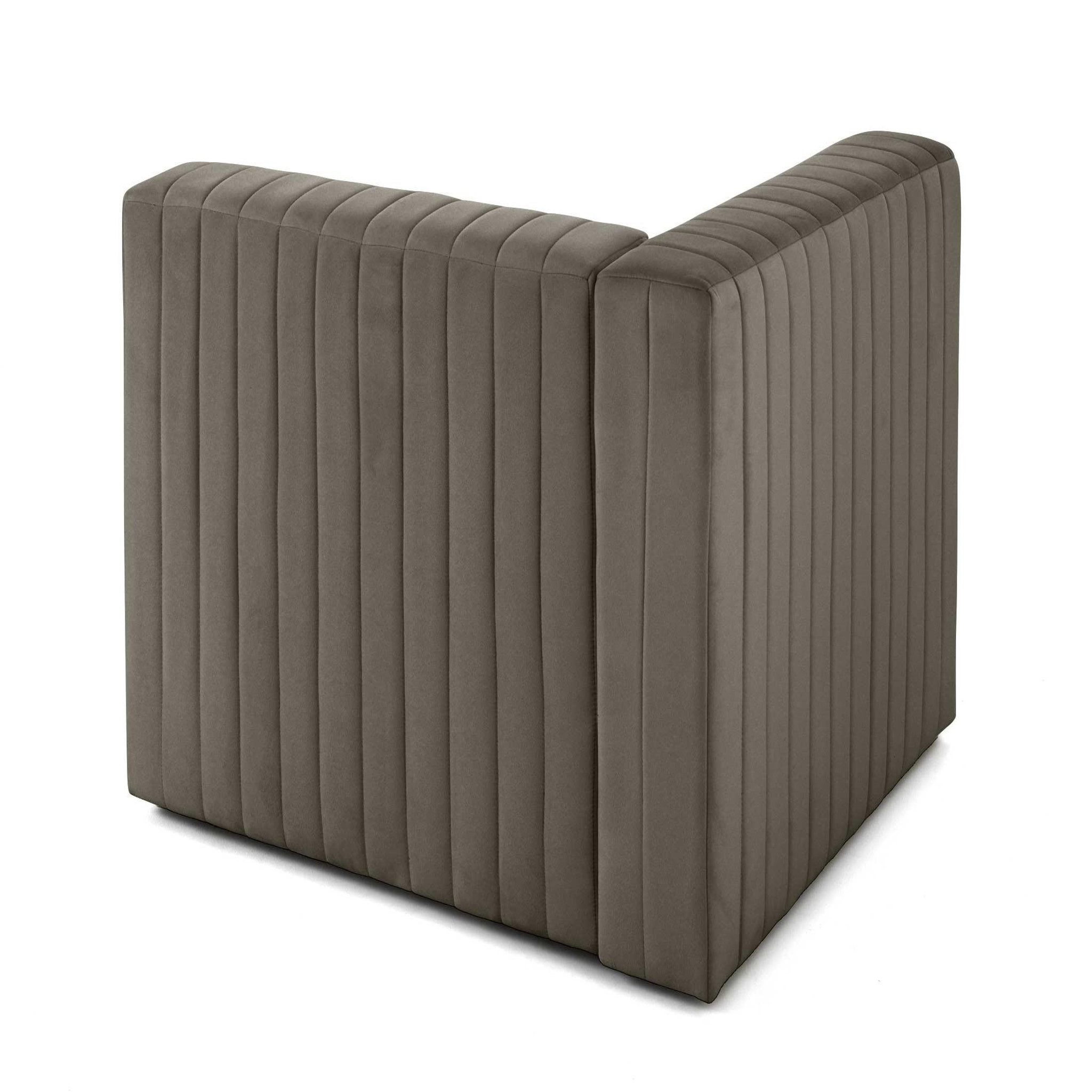 Voir la diapositive 4 : LISA DESIGN Nova - module d'assise gauche - en velours