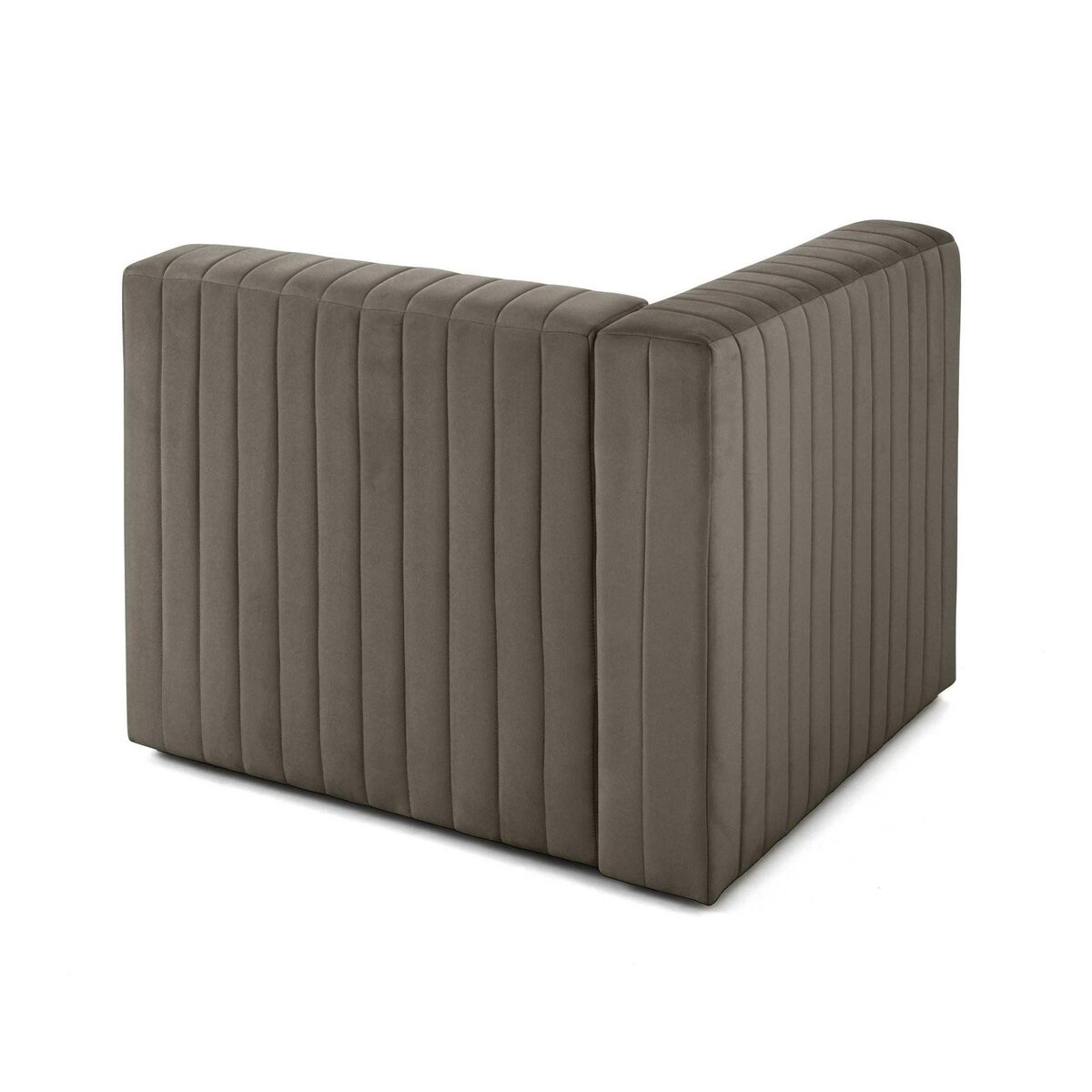 LISA DESIGN Nova - module d'assise gauche - en velours